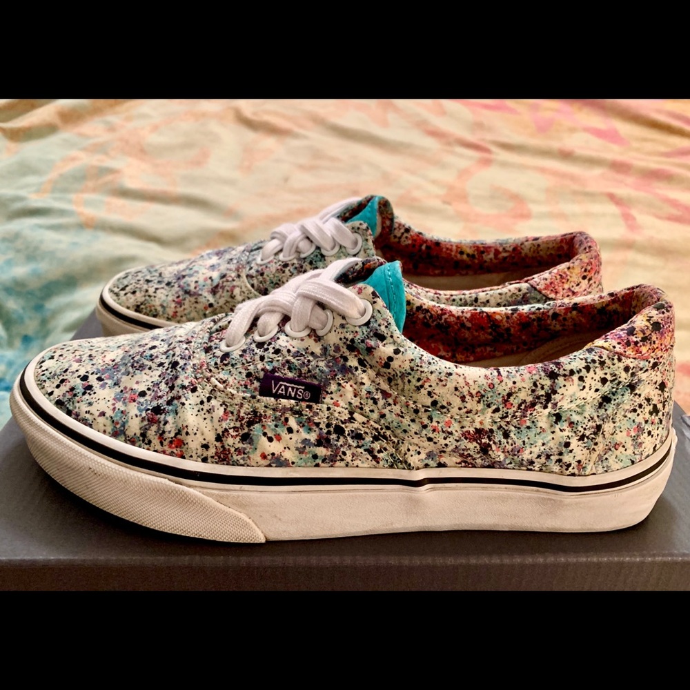 Paint splattered Classic Vans: Rare design